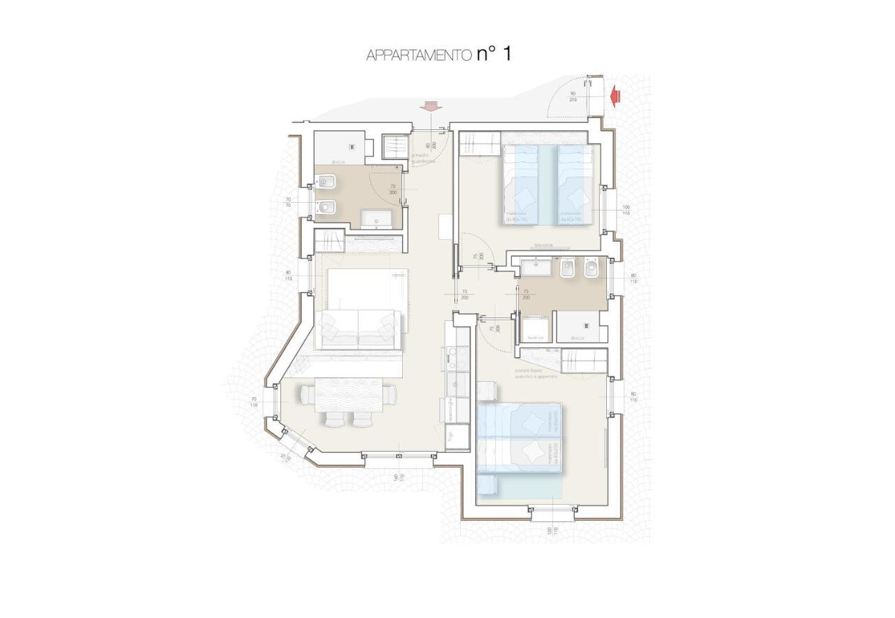 Europa Mountain Apartments Alleghe Eksteriør bilde